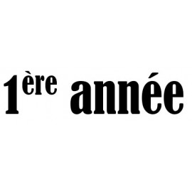 1ère année