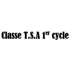 Classe T.S.A 1er cycle